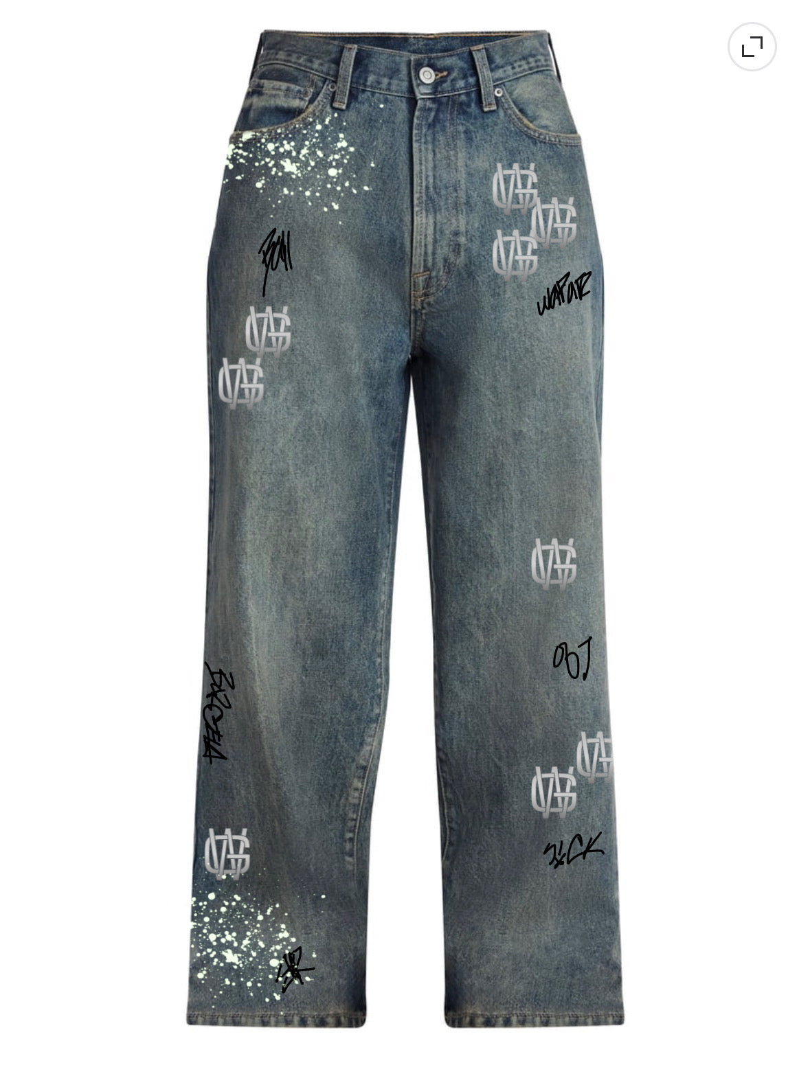 GLOBAL WARFARE STAPLE PATCH DENIM