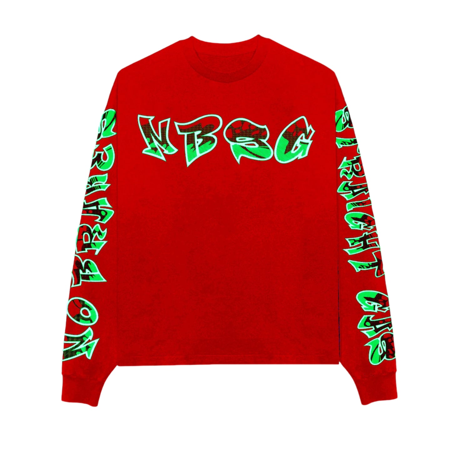 NBSG GRAFFITI RED LONGSLEEVE