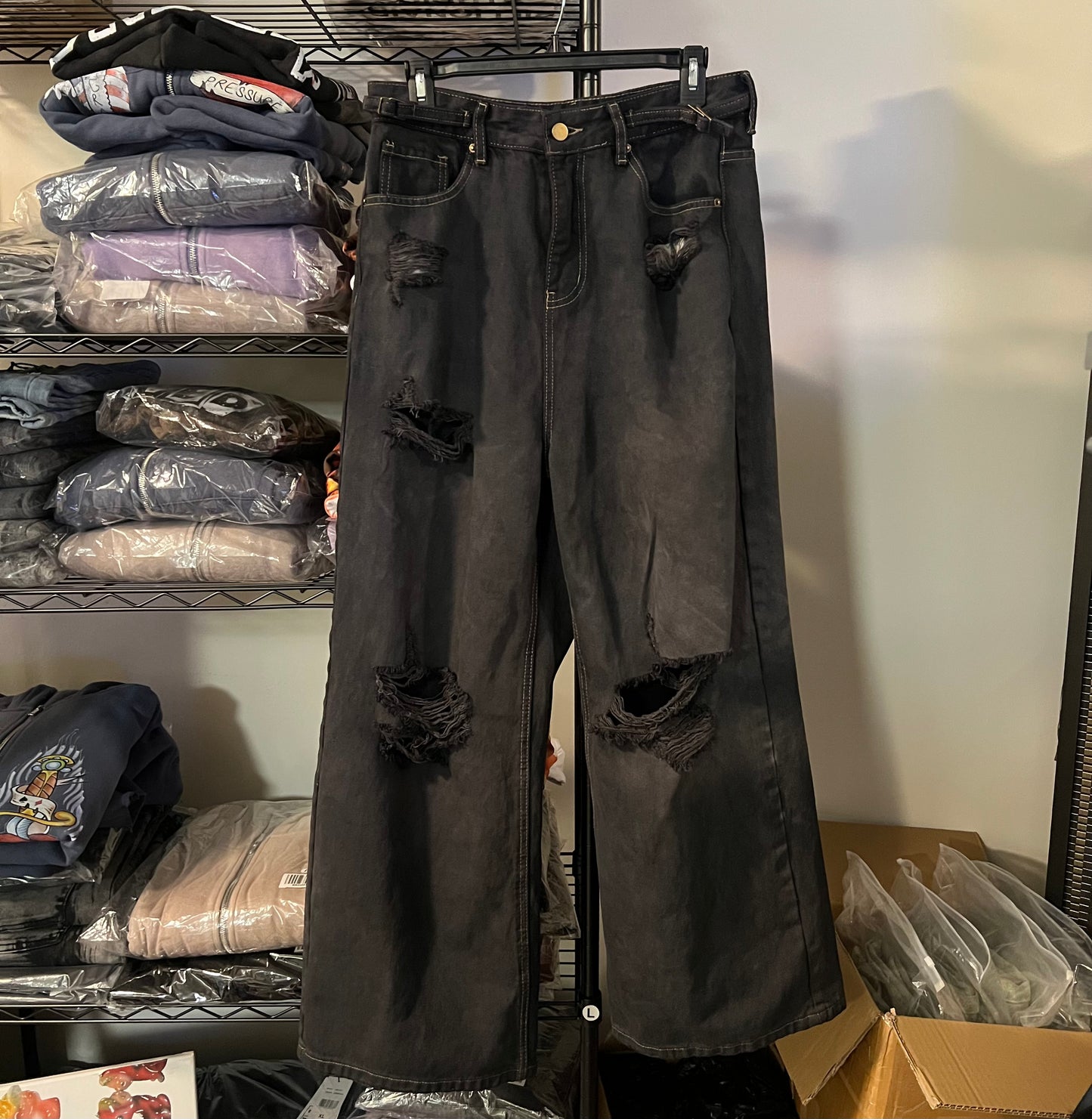 GSP x BARGELA RENTA© BAGGY CUT DENIM-UNISEX