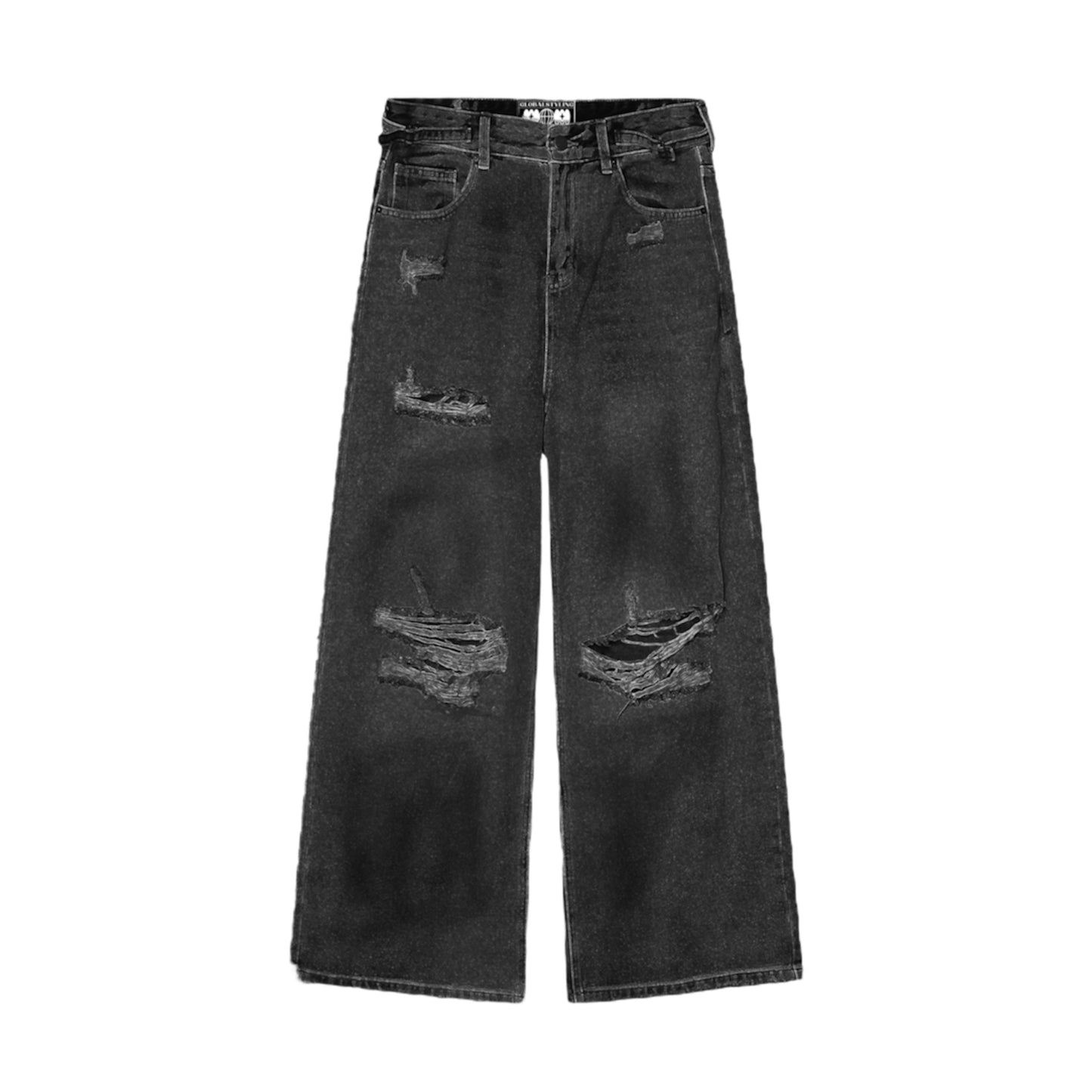 GSP x BARGELA RENTA© BAGGY CUT DENIM-UNISEX