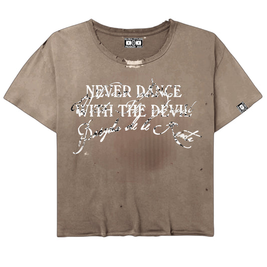 GWxBR SINNERS WIDE NECK TEE