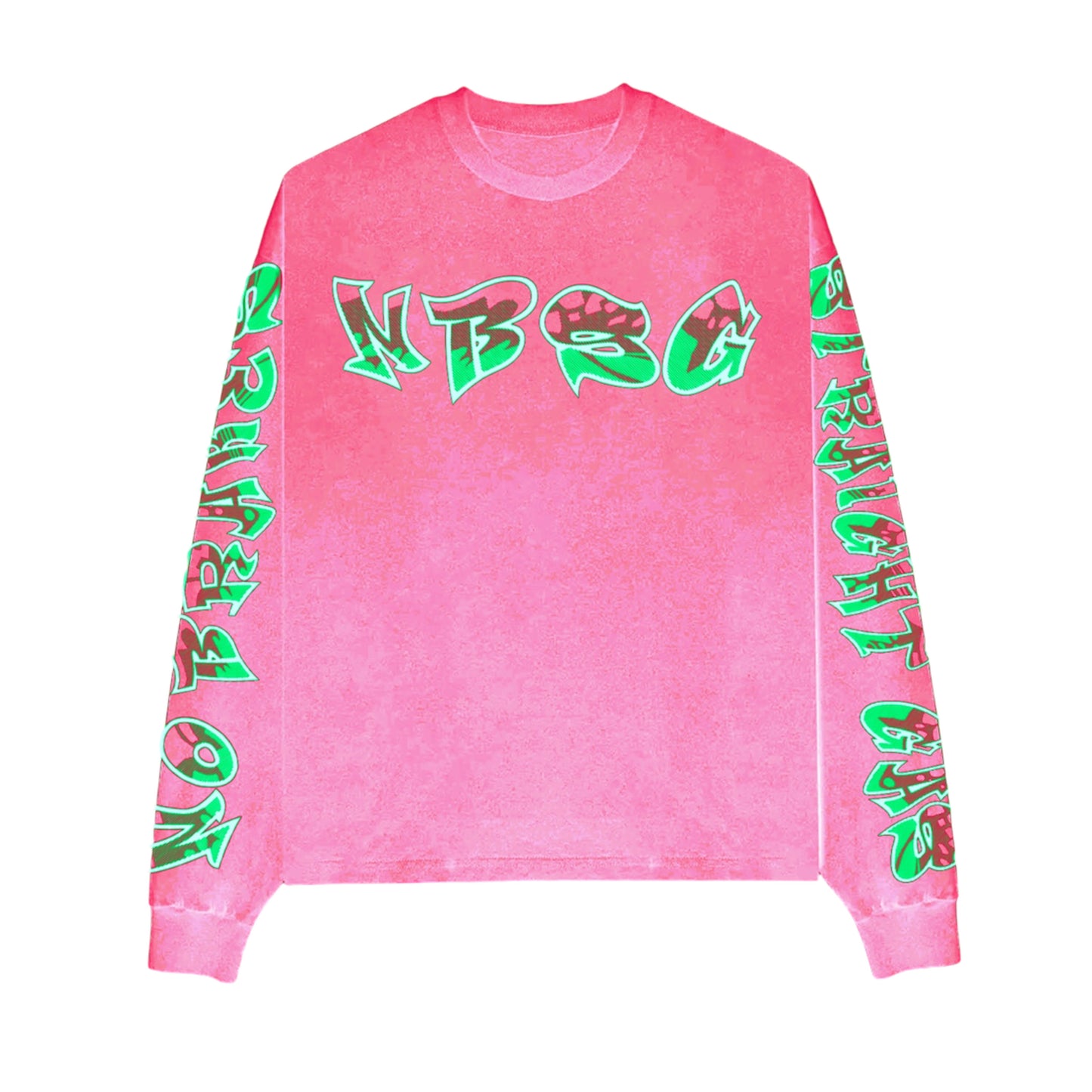 NBSG GRAFFITI PINK LONGSLEEVE